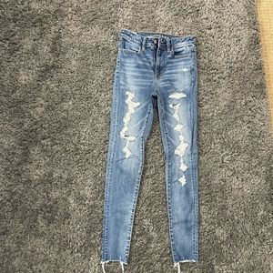 Super stretch American eagle jeans
